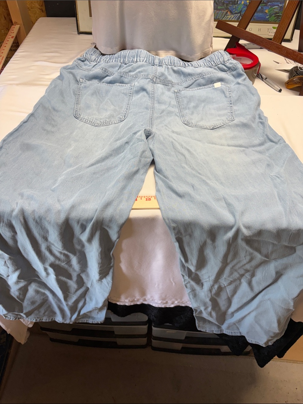 HALARA Light Blue Elastic Waist Jogger Pant - Picture 6 of 8
